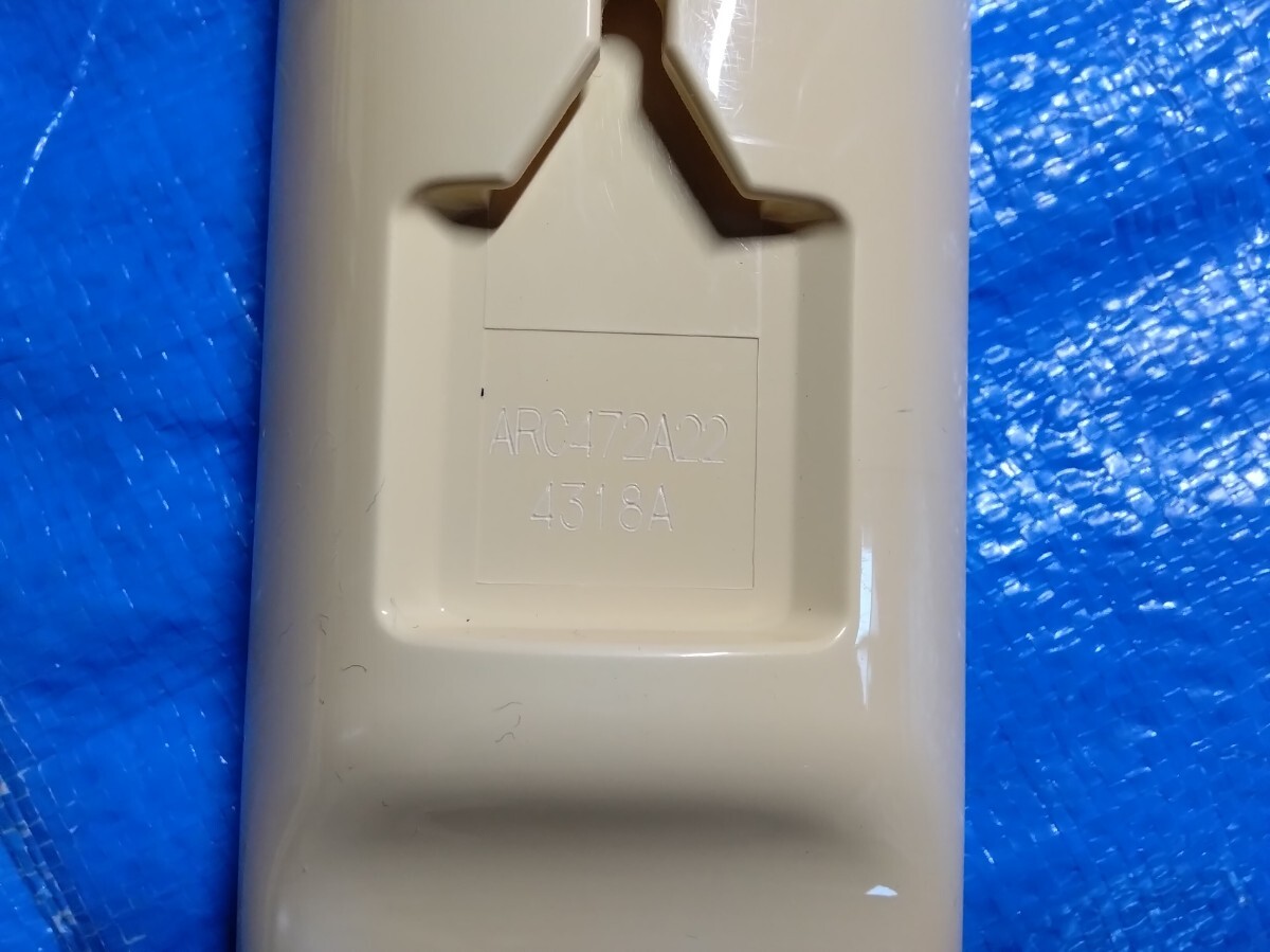 ダイキン　リモコン　ＡＲＣ４７２Ａ２２　4318A_画像6