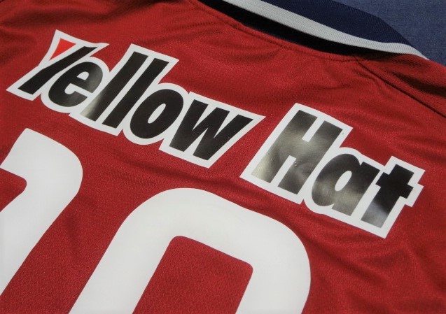 【Jリーグ】Yellow Hat スポンサー ロゴシート 1/鹿島アントラーズ_画像2