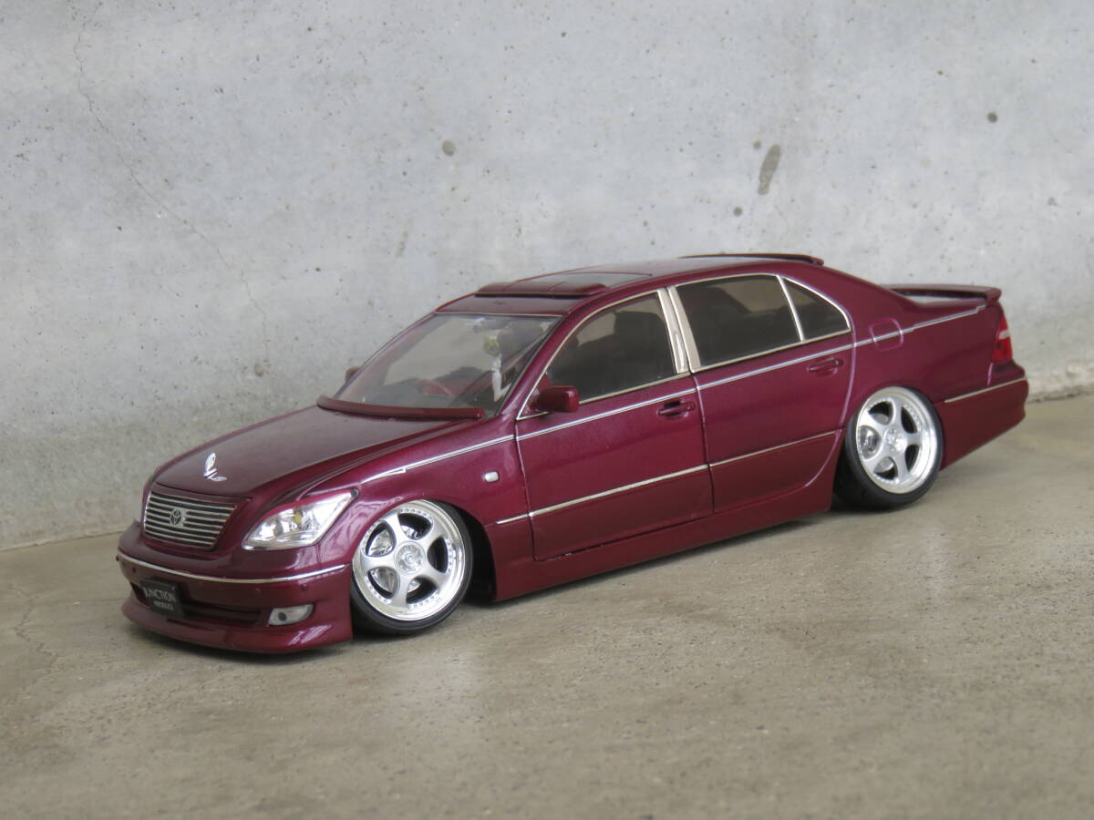 ★1/24 ホットワークス ジャンクションプロデュース 30セルシオ後期★VIP CAR_画像1