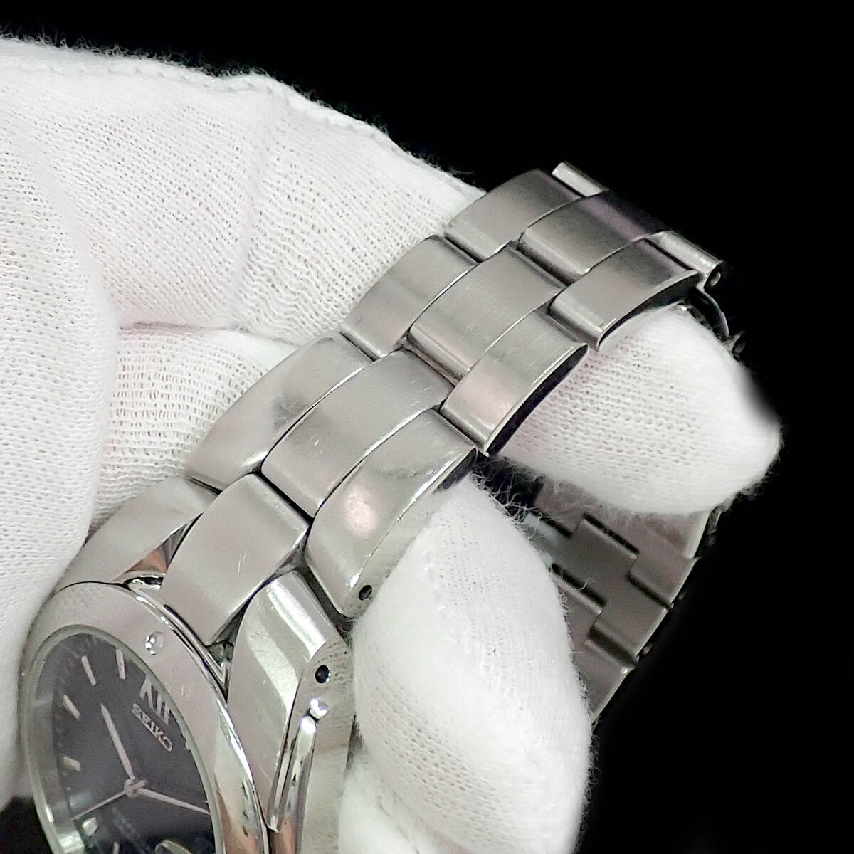 セイコー パーペチュアルカレンダー デイト 8F32-0010 ブルー文字盤 点検動作品 SEIKO Perpetual Calendar_画像7