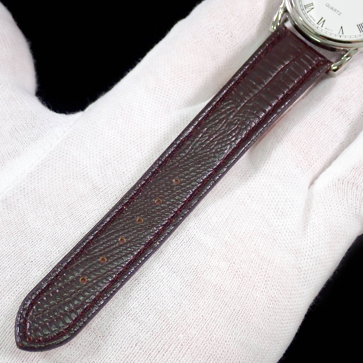 未使用 Old Parr シルバー／ホワイト文字盤 点検動作品 スコッチウイスキー オールドパー _画像6