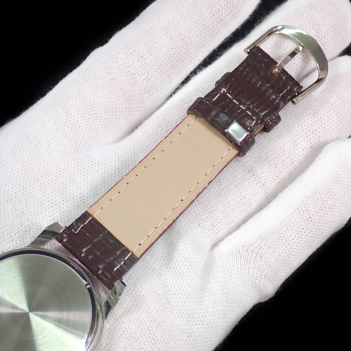 未使用 Old Parr シルバー／ホワイト文字盤 点検動作品 スコッチウイスキー オールドパー _画像7