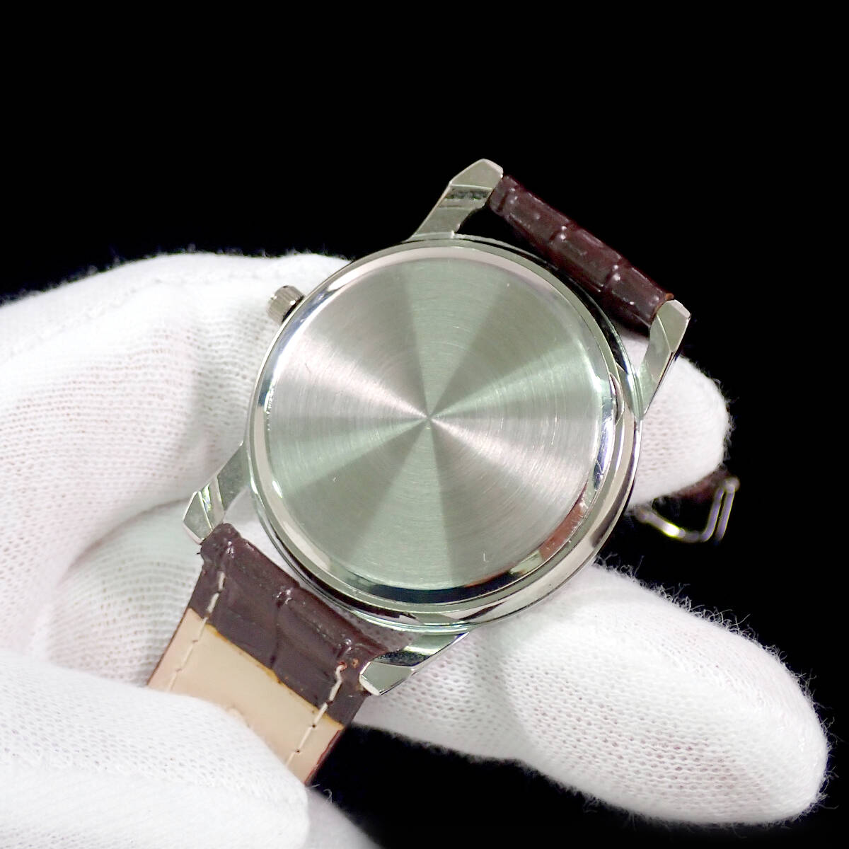 未使用 Old Parr シルバー／ホワイト文字盤 点検動作品 スコッチウイスキー オールドパー _画像9