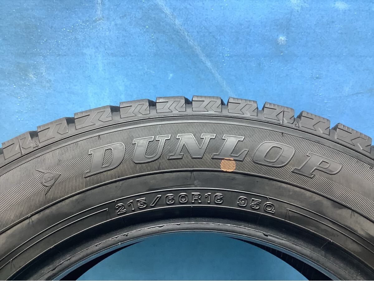215/60R16 22年製　　　　　　 DUNLOP WINTERMAXX WM02 中古タイヤ４本　　　スタッドレスタイヤ　215/60/16_画像6