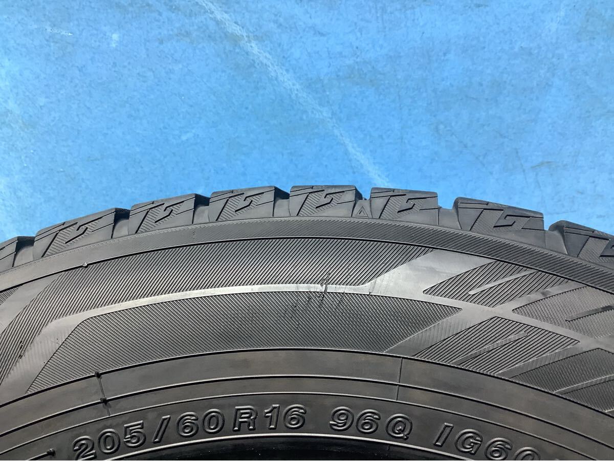 205/60R16 23年製　　　　 YOKOHAMA ICE GUARD IG60 中古タイヤ４本　　 スタッドレスタイヤ　　205/60/16_画像9