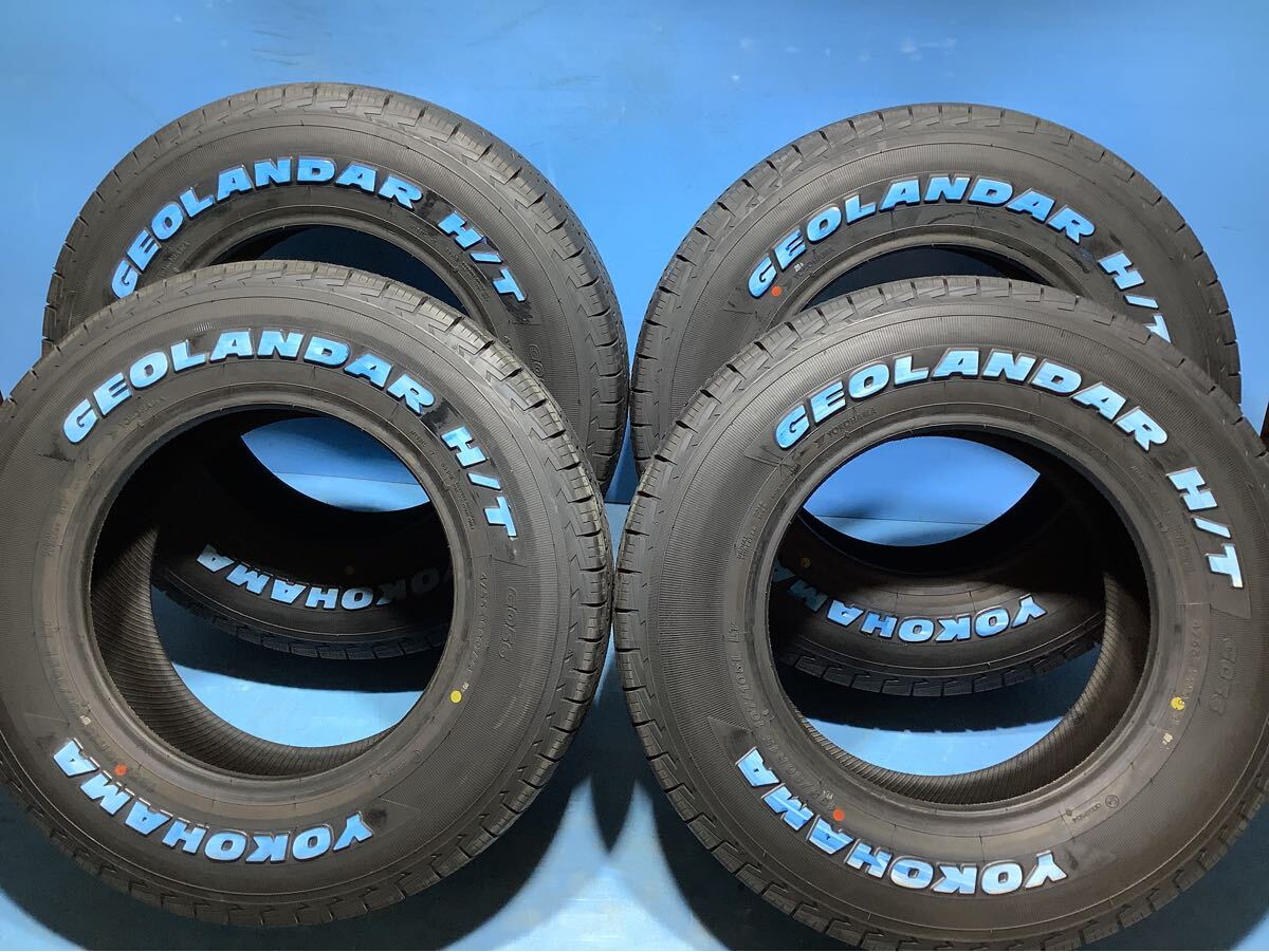 195/80R15 107/105L LT 23年 YOKOHAMA GEOLANDAR H/T G056 中古タイヤ4本未使用 夏タイヤ 195/80/15 _画像1