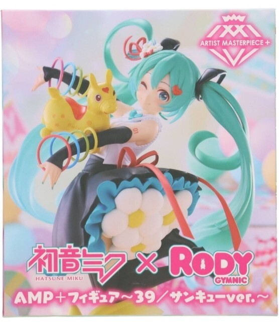 新品未開封　初音ミク×Rody(ロディ) AMP+ フィギュア～39/サンキューver.～ プライズ タイトー_画像1