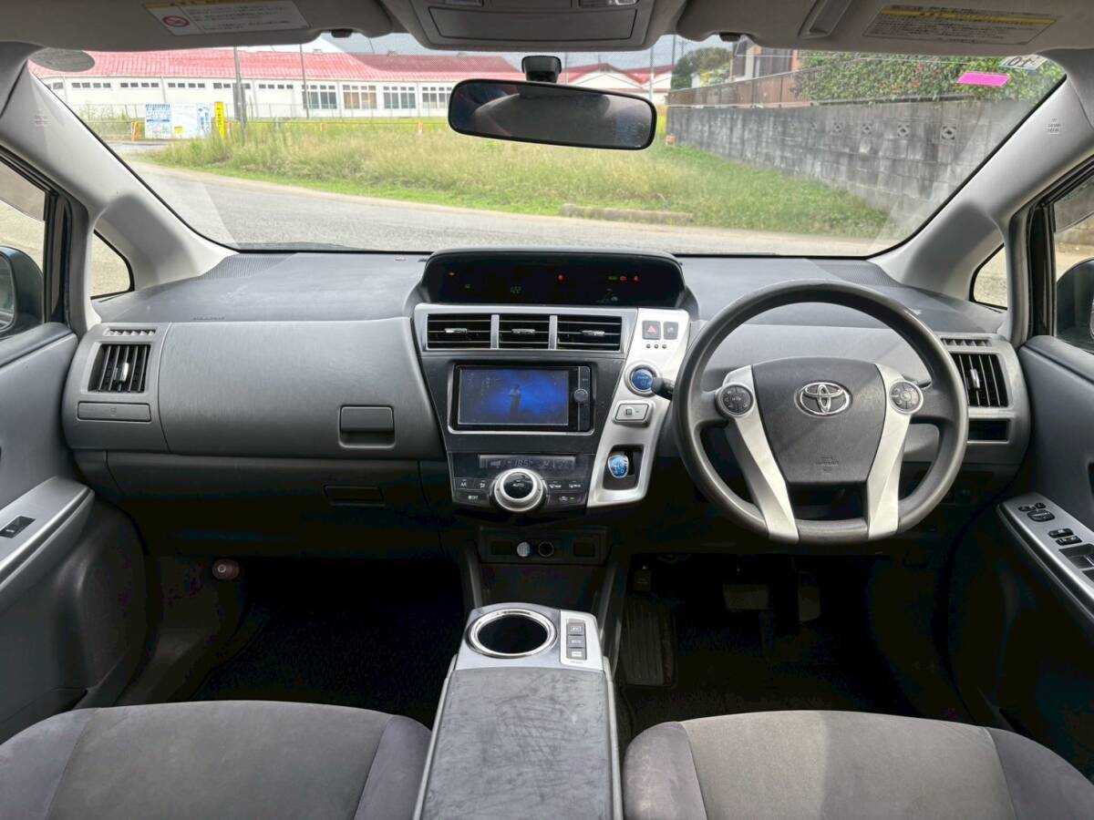 車検2年付/H24年式/プリウス　アルファ/SLセレクション/フリップダウンモニター/バックカメラ/ETC/プリウスα_画像9