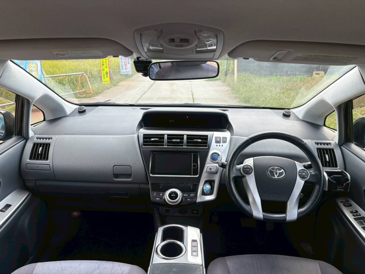 車検2年付/H24年式/プリウス　アルファ/G/モデリスタエアロ/モデリスタホイール/純正ナビ/地デジTV/バックカメラ/ETC_画像9