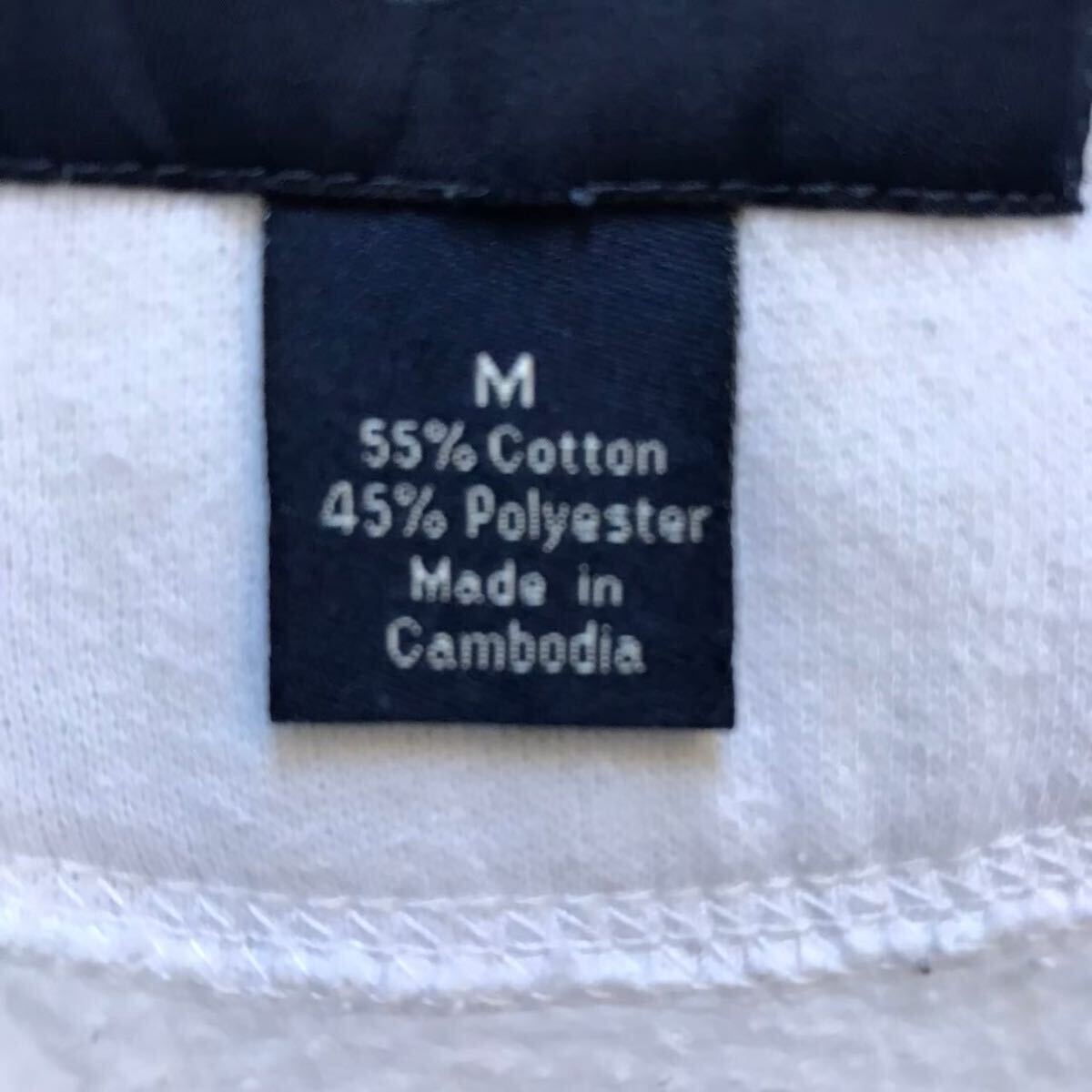 JANSPORT ハーフジップスウェット DENISON 白 M_画像9