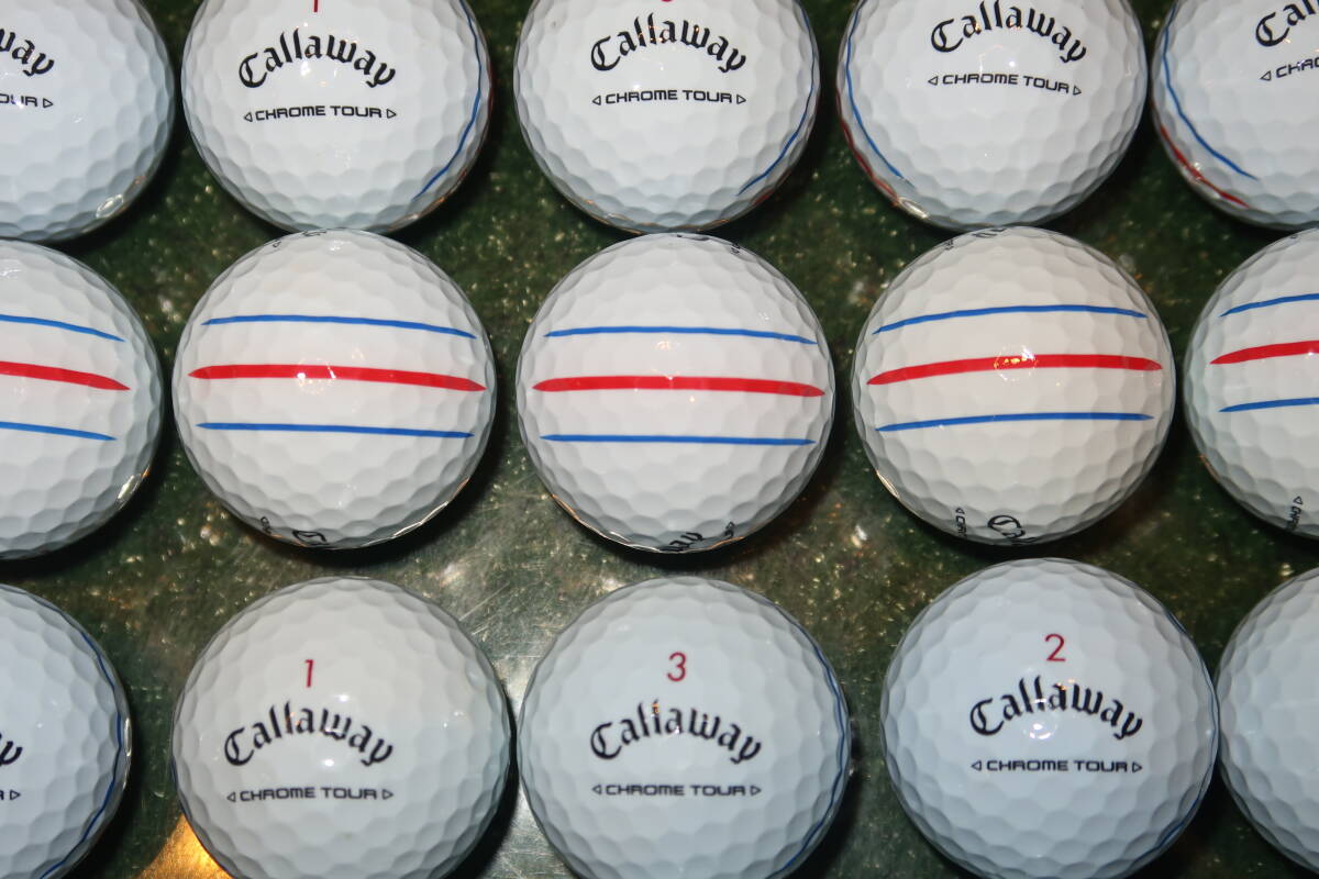 ロストボール 2024年モデル CALLAWAY CHROME TOUR 20個_画像2