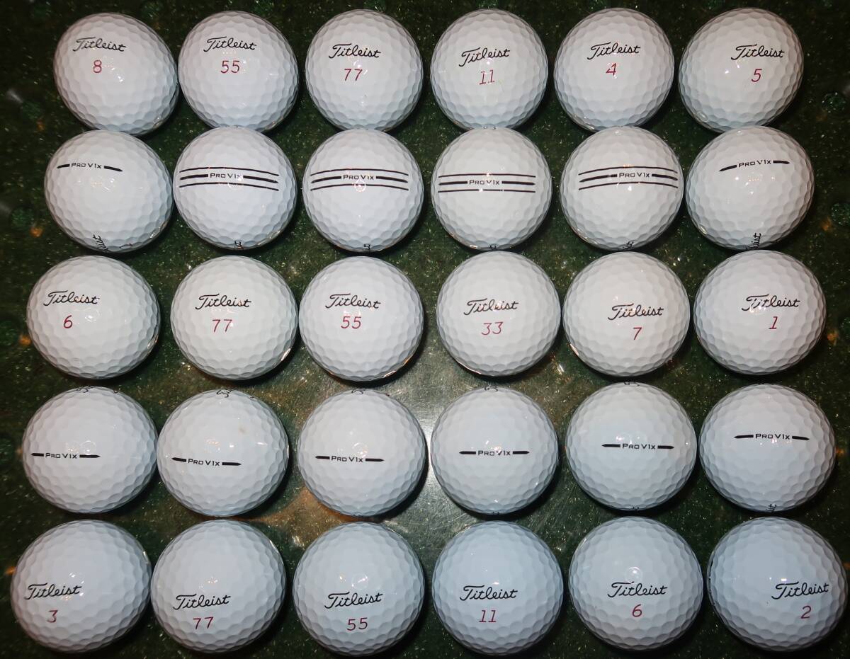 ロストボール 2025年モデル タイトリストプロV1X 30個_画像1