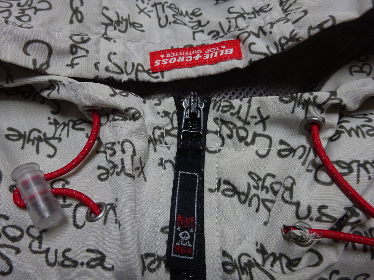 ■へ-201■BLUE CROSS　薄手ジャケットジャンパー　サイズＬ_画像3