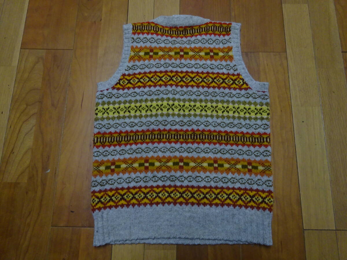 ■B-256■Jamieson's　ウールニットベスト　サイズ不明_画像5