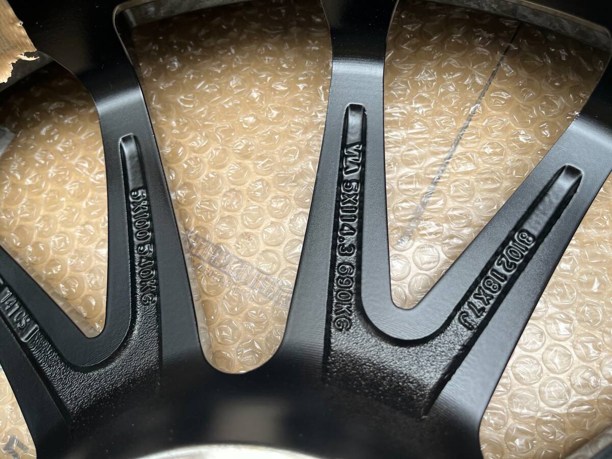 未使用 保管品 クラウンクロスオーバー 225/60R18 ピレリ ICE ZERO アイスゼロ VELVASPORT2 18×7.0J+40 スタッドレスホイール4本セット_画像10