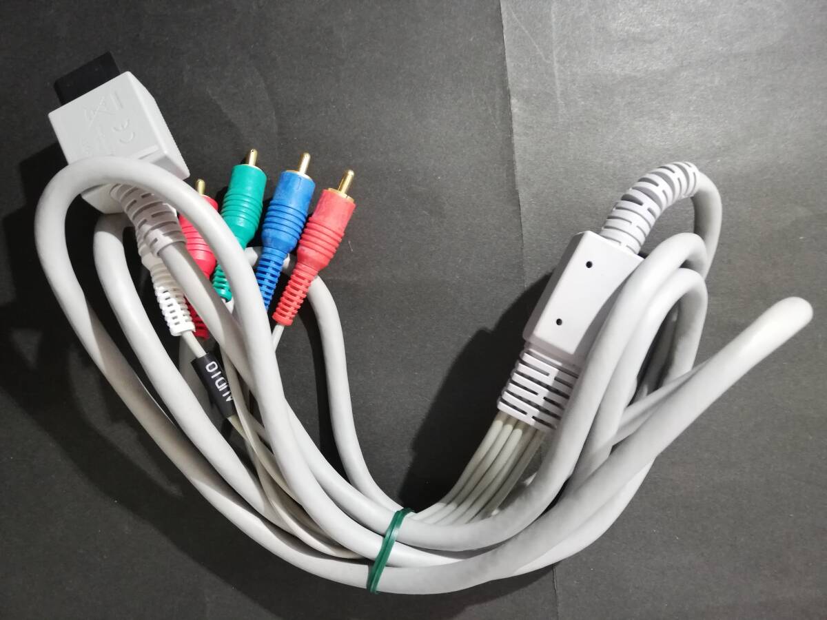 Wii コンポーネントケーブル RVL-011★ケーブル 出力 任天堂 純正 ゲーム アクセサリー ニンテンドー nintendo パーツ グッズ ジャンク_画像4