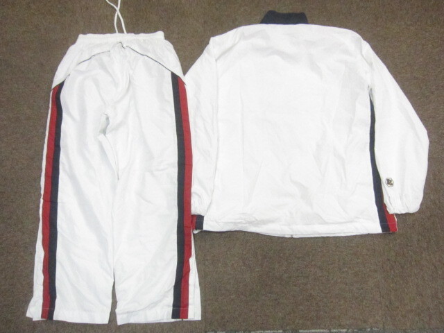 オンザコート製　ウォームアップジャージ上下セットアップ LS 白 神戸野田高校 女子バスケットボール部 ユニフォーム トレーニング　10119_画像8