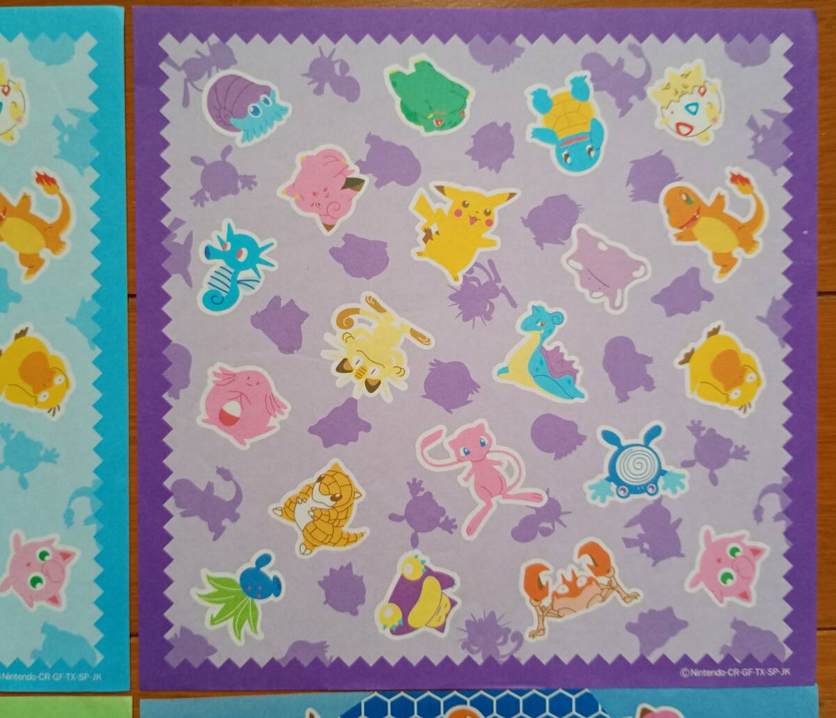 レトロ おりがみ ポケットモンスター NINTENDO ポケモン 2柄 6枚_画像4