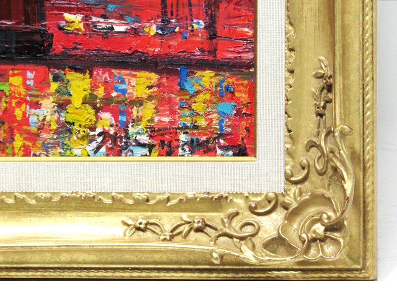 【GINZA絵画館】鈴木マサハル　油絵８号「NEW YORK」ニューヨーク・人気作家１点もの・楽しめます！　Z21W8B0V7C9X5I