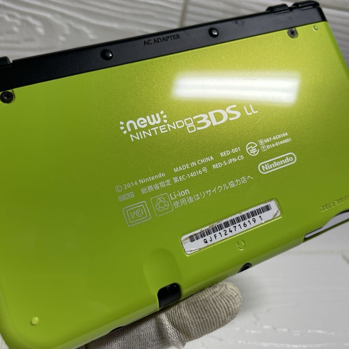 newニンテンドー3DS LL ライム×ブラック 任天堂 本體 3DS 箱付 New Nintendo3DSLL