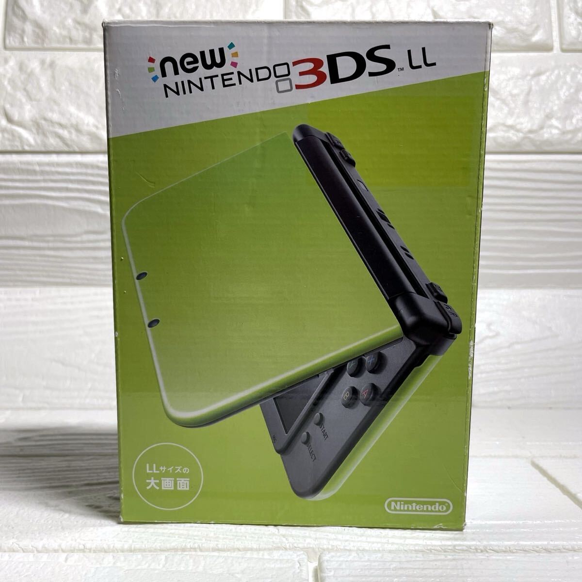newニンテンドー3DS LL ライム×ブラック 任天堂 本體 3DS 箱付 New Nintendo3DSLL