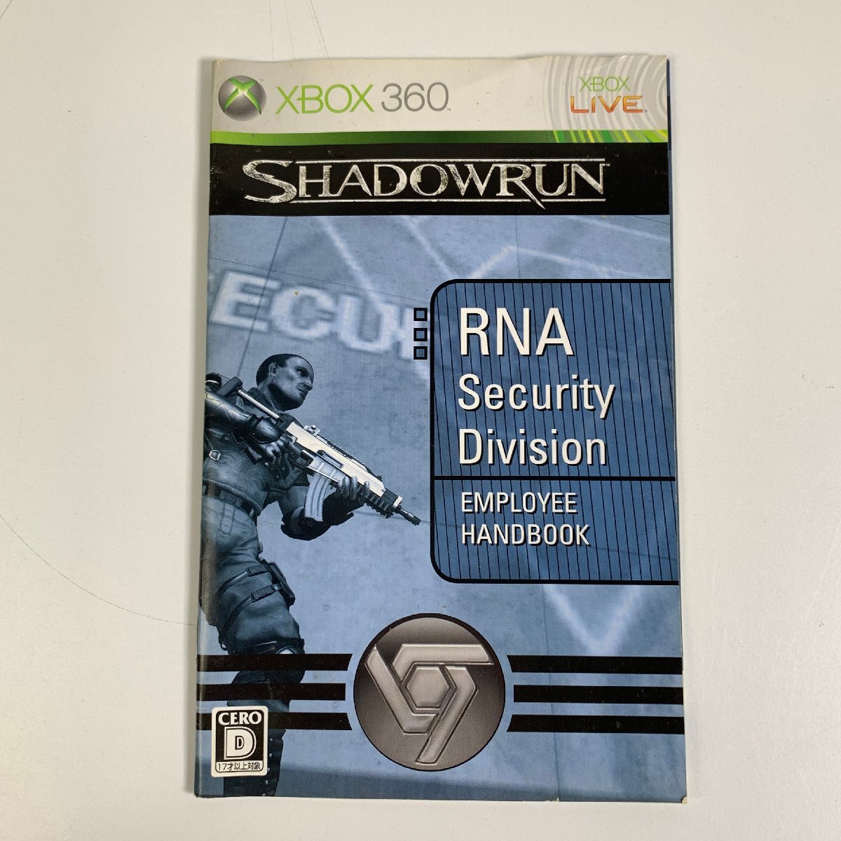 Y7A616 Xbox 360 エックスボックス SHADOWRUN シャドウラン 愛知 3cmサイズ