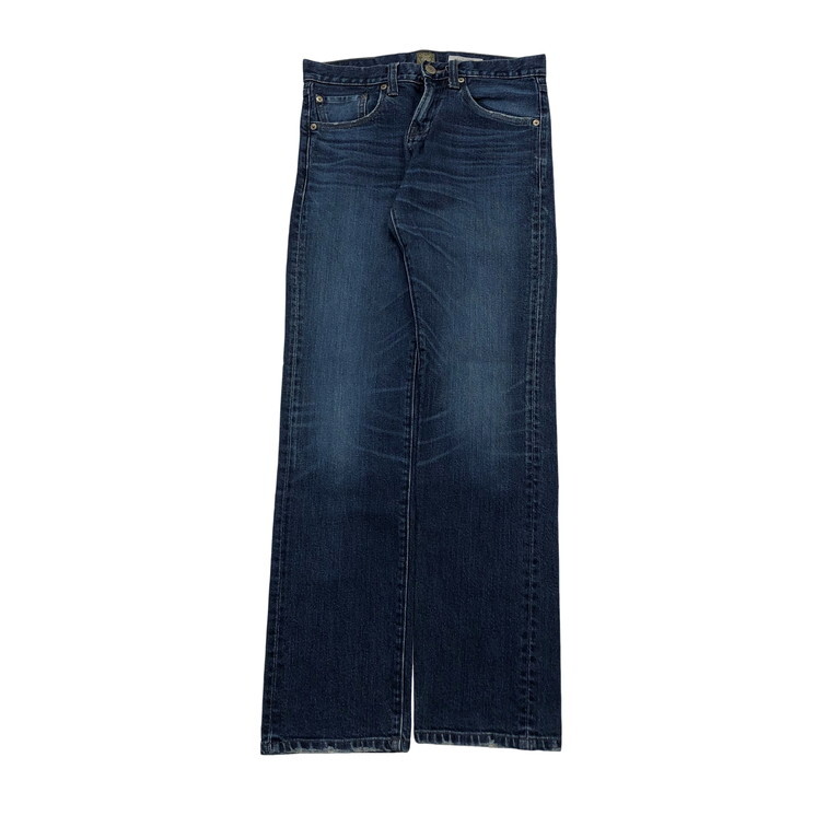 2507F-096 メンズ BACK NUMBER バックナンバー ネイビー デニムパンツジーンズ 27 【送料一律！800円】_画像1