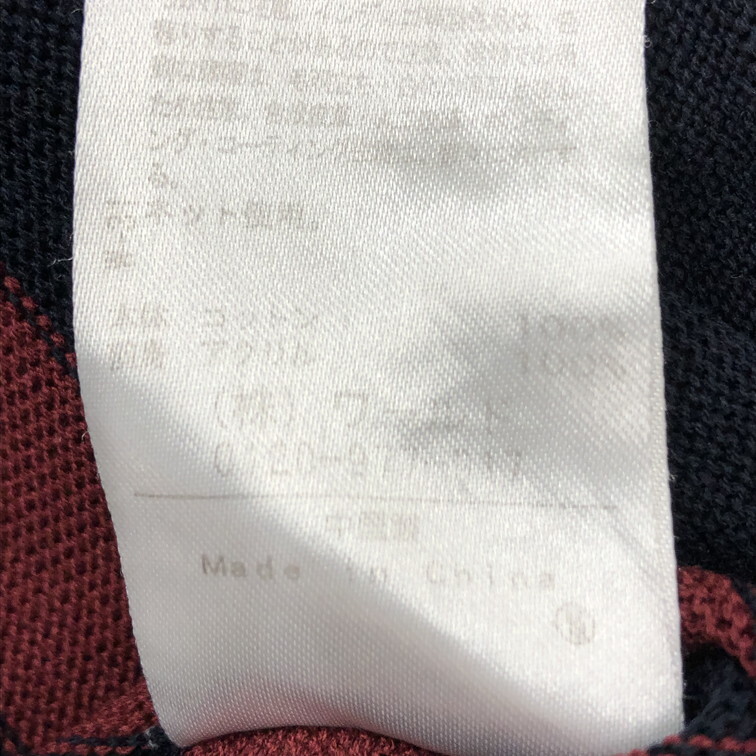 2508F-048 メンズ THE SHOP TK ザ ショップ ティーケー ネイビー 半袖Tシャツ M 【送料一律!800円】_画像3