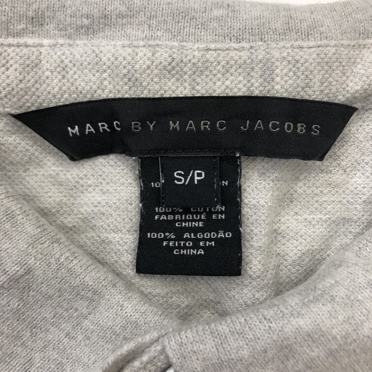 2508F-269 メンズ MARK BY MARC JACOBS マークバイマークジェイコブス グレー ポロシャツ S/P 【送料一律！800円】_画像2