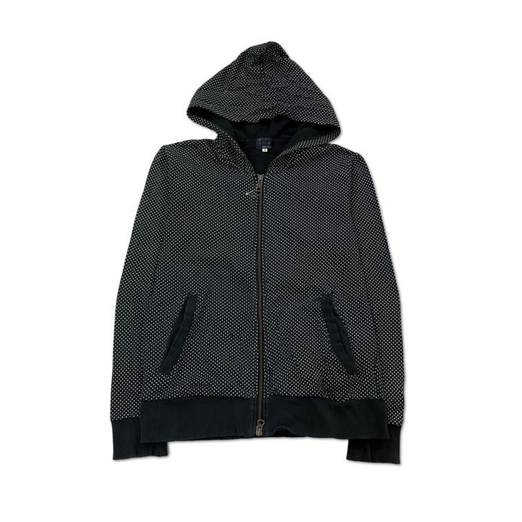 2412F-279 メンズ TK ティーケー ブラック パーカー 2 【送料一律！800円】_画像1