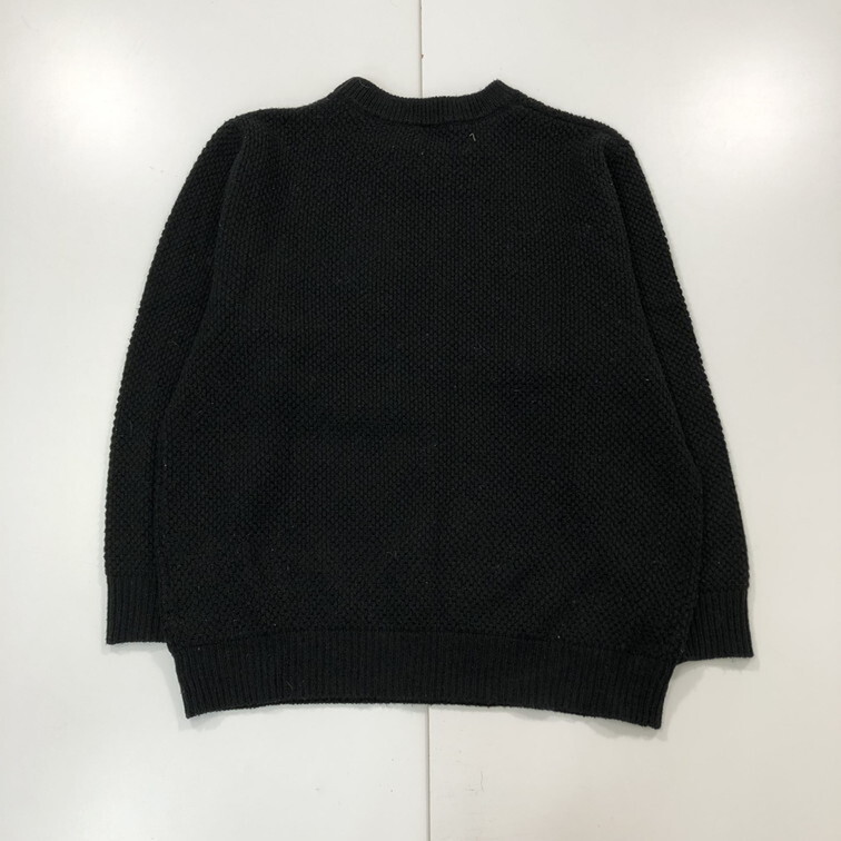 2412F-251 メンズ NANO UNIVERSE ナノユニバース ブラック ニットセーター L 【送料一律!800円】_画像4