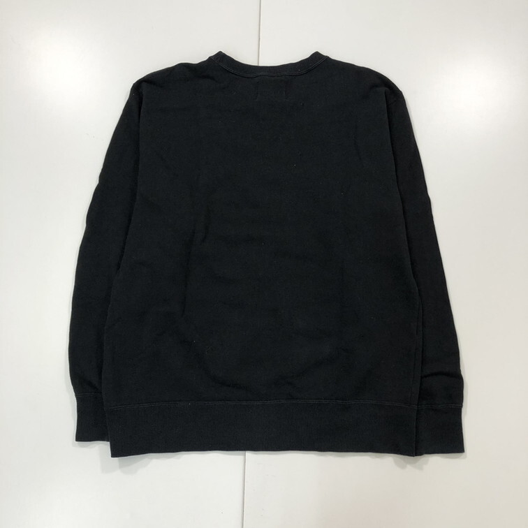 2412F-225 メンズ gap チャンピオン ブラック スウェットトレーナー XL 【送料一律！800円】_画像4