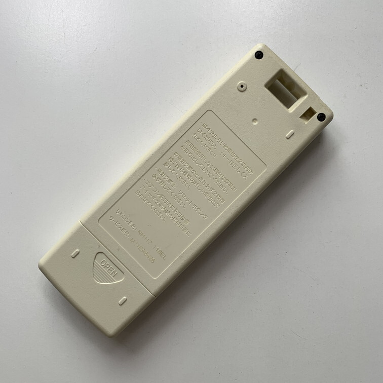 C2F146 【送料250円】エアコン リモコン / 三菱 MITSUBISHI NH112 冷房 暖房 動作確認済み★即発送★_画像3