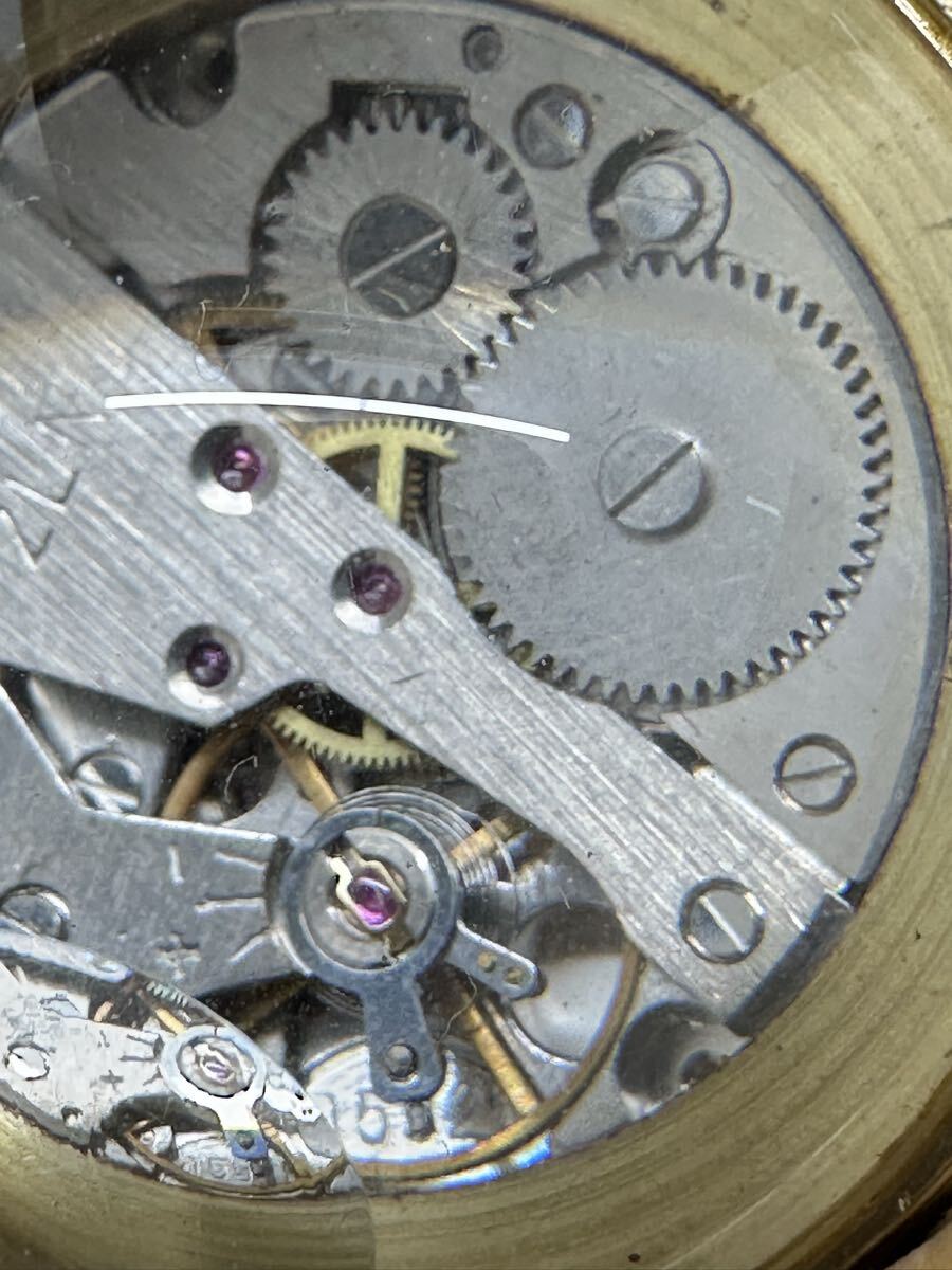 懐中時計 手巻き 船舶時計 球体 直径6cm ビンテージ アンティーク レトロ ZLNムーブメント 動作不良_画像6