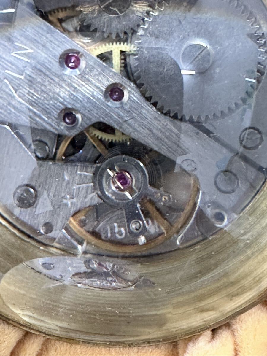 懐中時計 手巻き 船舶時計 球体 直径6cm ビンテージ アンティーク レトロ ZLNムーブメント 動作不良_画像7