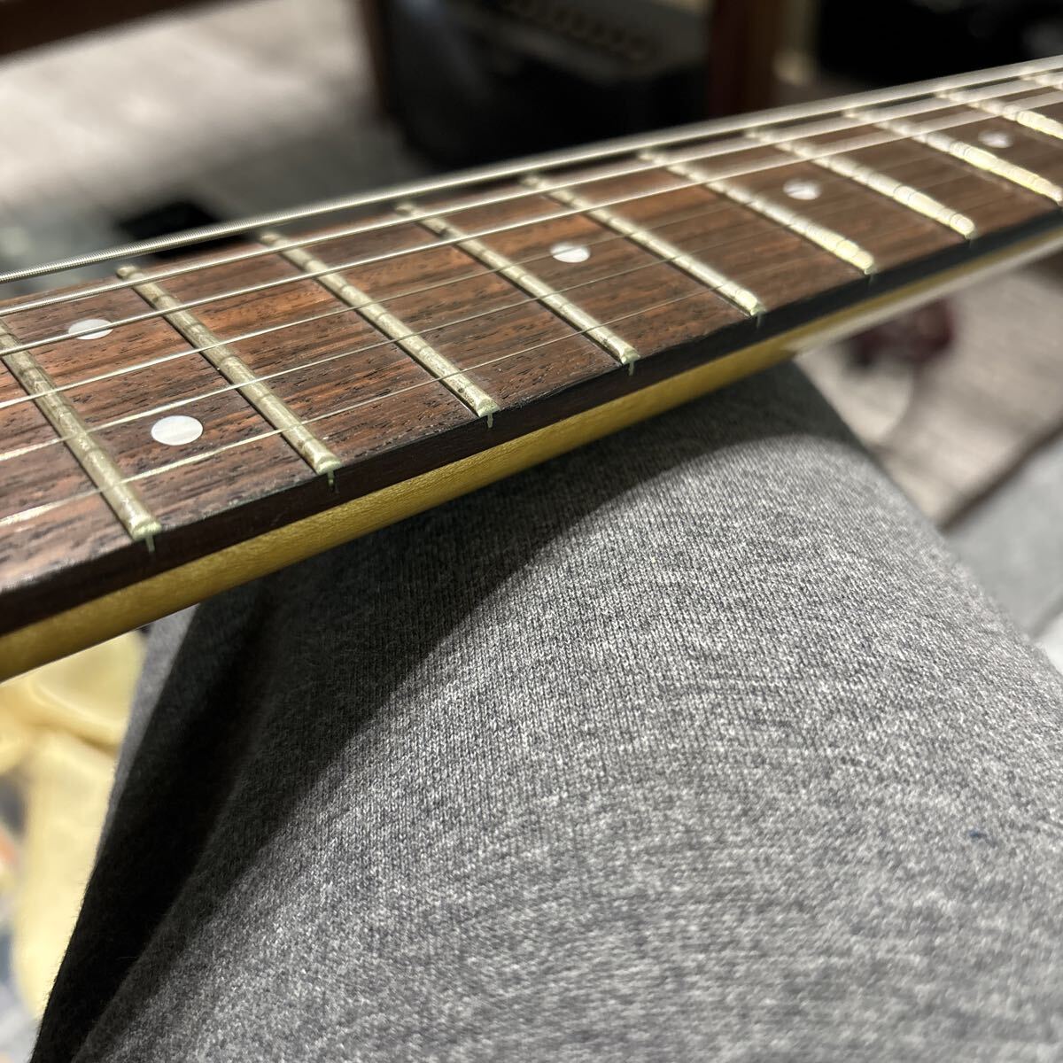 日本製!YAMAHA RGX-612J ネイビーブルー フロイドローズタイプトレモロ_画像8