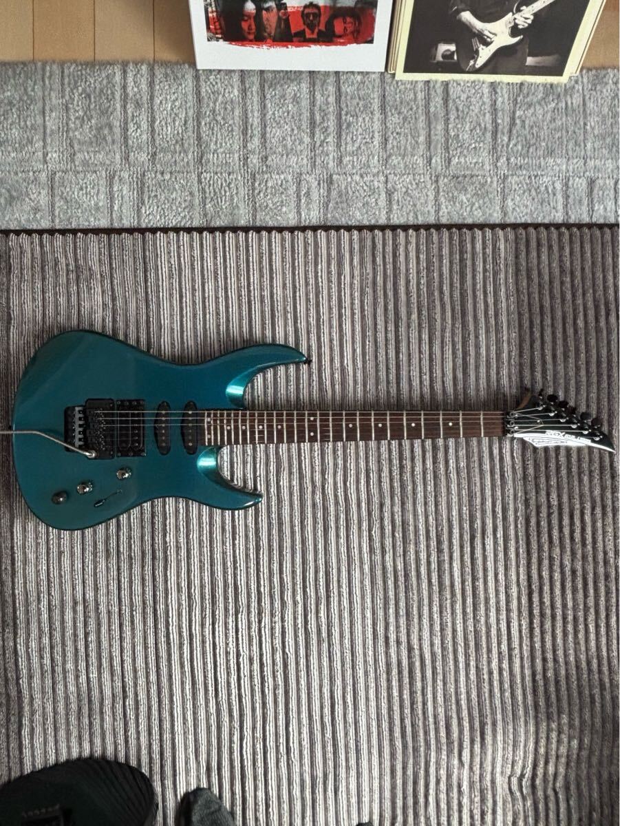 日本製!YAMAHA RGX-612J ネイビーブルー フロイドローズタイプトレモロ_画像1