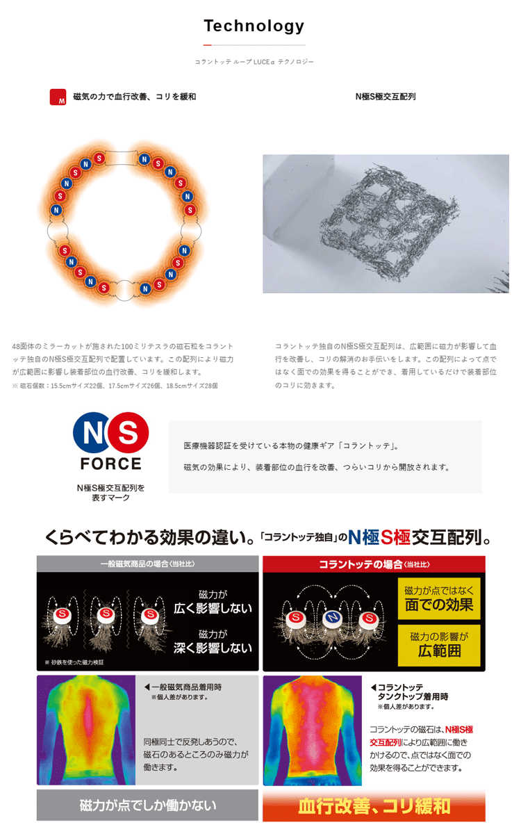 Colantotte ループ LUCEα ルーチェ アルファ【コラントッテ】【18.5cm】【磁気】【ブレスレット】【アクセサリー】_画像8