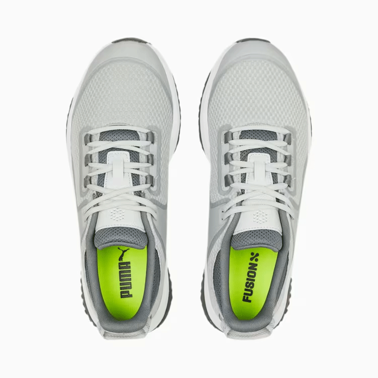 PUMA FUISON GRIP 377527 [ Puma ][ шиповки отсутствует ][ размер :28.5cm][ цвет :01 Gray/Silver/Quiet Shade][GolfShoes]