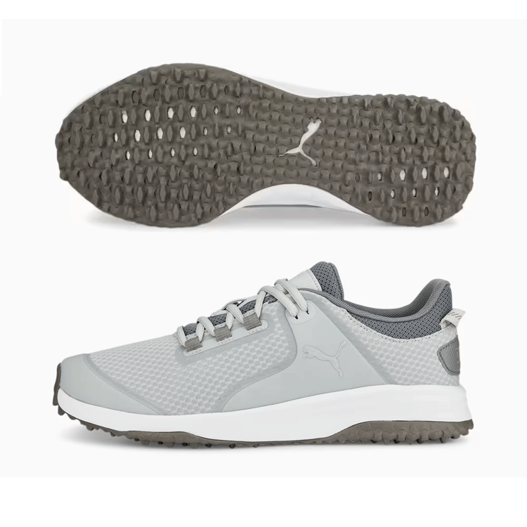 PUMA FUISON GRIP 377527 [ Puma ][ шиповки отсутствует ][ размер :28.5cm][ цвет :01 Gray/Silver/Quiet Shade][GolfShoes]