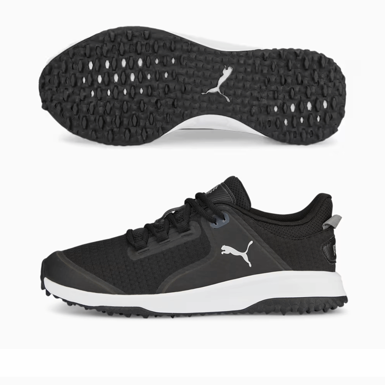 PUMA FUISON GRIP 377527 [ Puma ][ шиповки отсутствует ][ размер :30.0cm][ цвет :02 Black/Silver/Quiet Shade][GolfShoes]