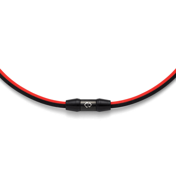 Colantotte SPORTS ネックレス SR140 NEXT【コラントッテ】【SR140】【磁気】【アクセサリー】【ピンク×ブラック】【Mサイズ】の画像3