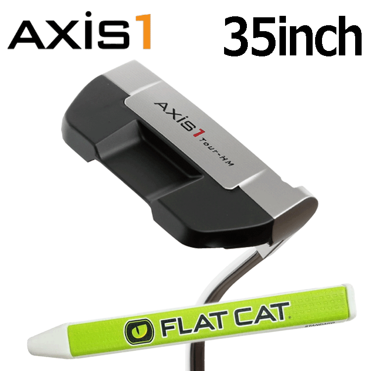 Axis1 Tour-HM パター ハーフマレット【アクシスワン】【パター】【FLATCAT】【長さ:35インチ】【Putter】_画像1