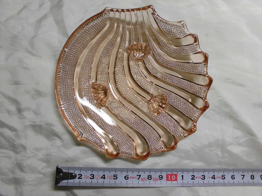 皿、ガラス、硝子、時代硝子、アンティーク、芸術、藝術、美術、美術品、工芸、インテリア、食器、6枚_画像9