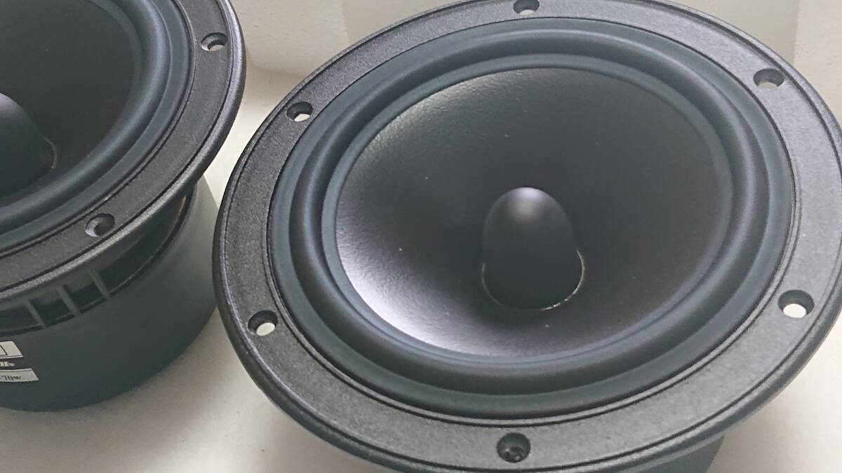 新品未使用 保管アウトレット製品現状扱い Hi-Vi W5 13cm防磁型ポリプロピレンコ-ンウ-ファ-1ペア_画像6