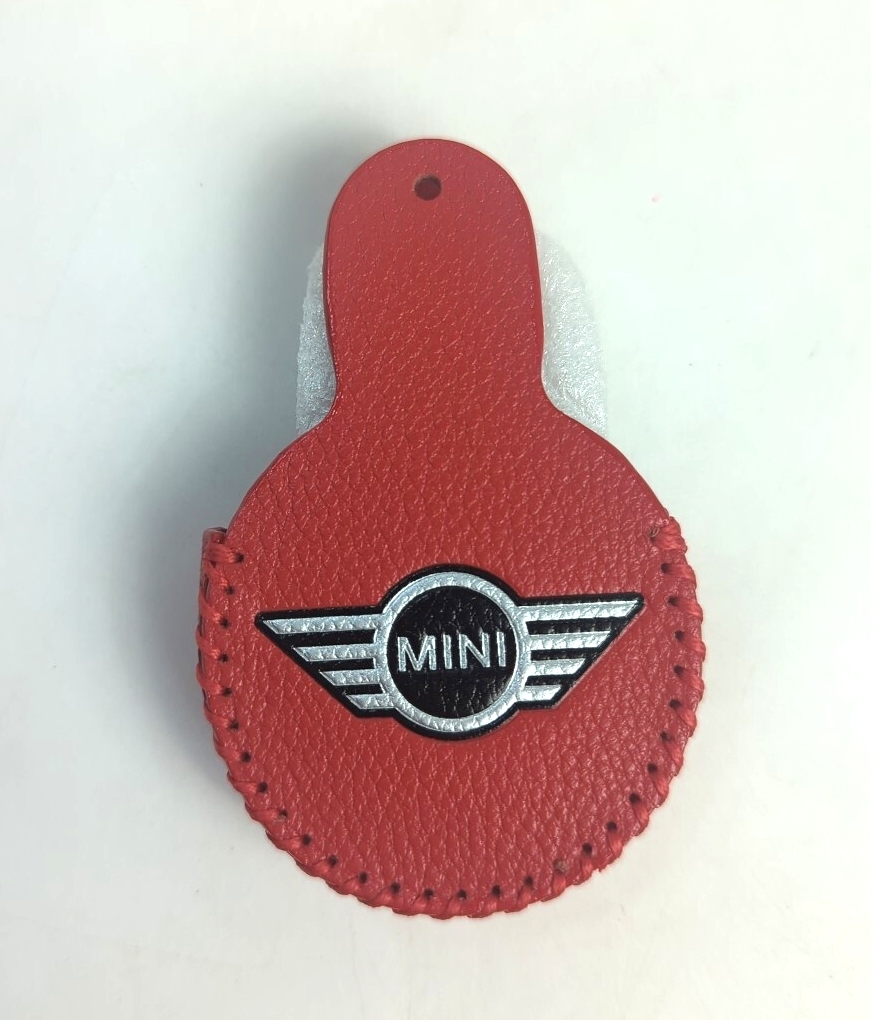 ミニクーパー キーホルダー　3点セット　未使用品　　 レッド　袋は入れ替えました　_画像6