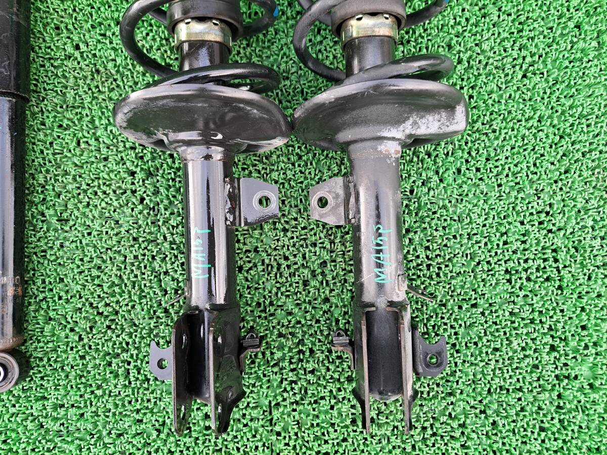 2 スズキ ソリオ MA15S サスペンション 1台分セット フロントストラット リアショックアブソーバー スプリング 左右 右 左_画像5