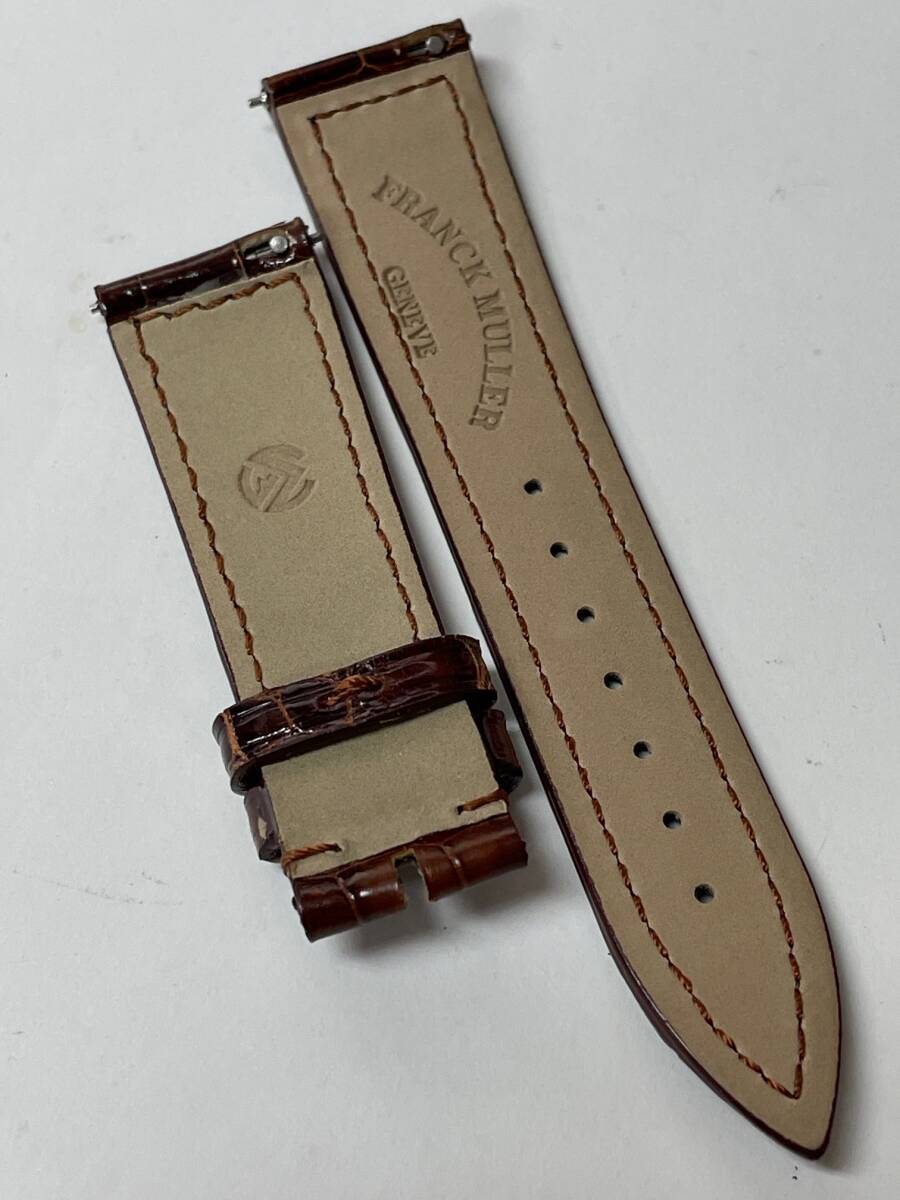 Franck Muller フランクミュラー 時計 ワニ革 ストラップ 18-16【現(xiàn)狀】