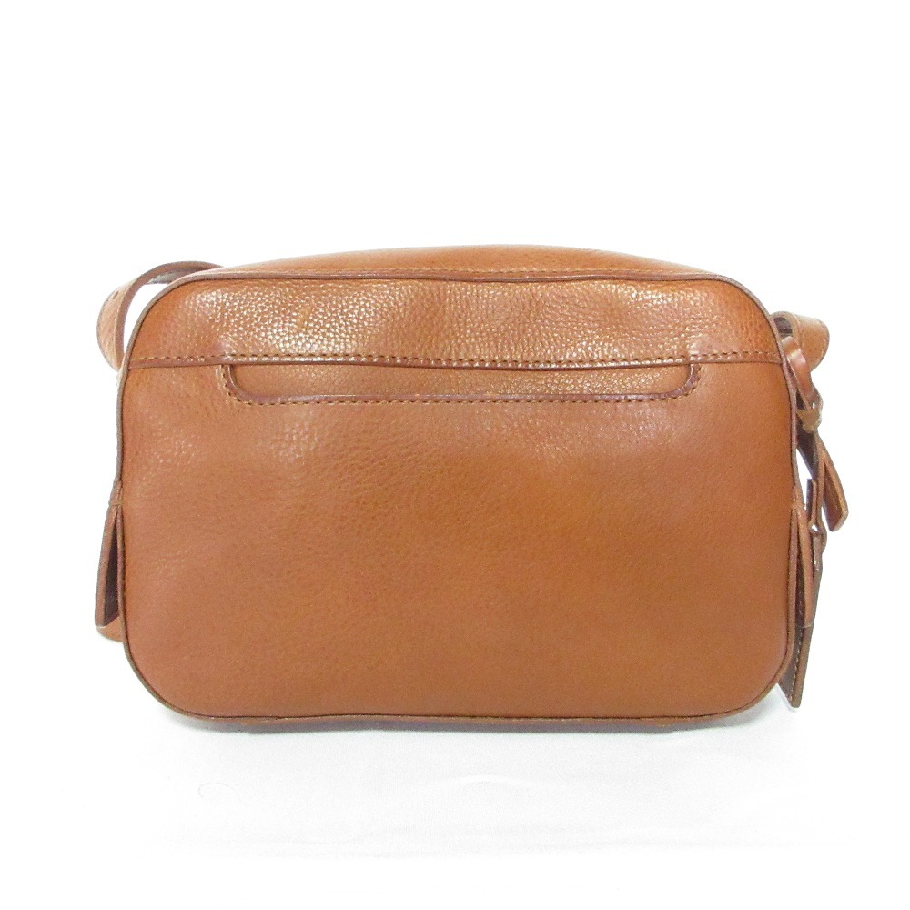 良品 genten ゲンテン トスカ BOX型 レザーミニショルダーバッグ ブラウン_画像3