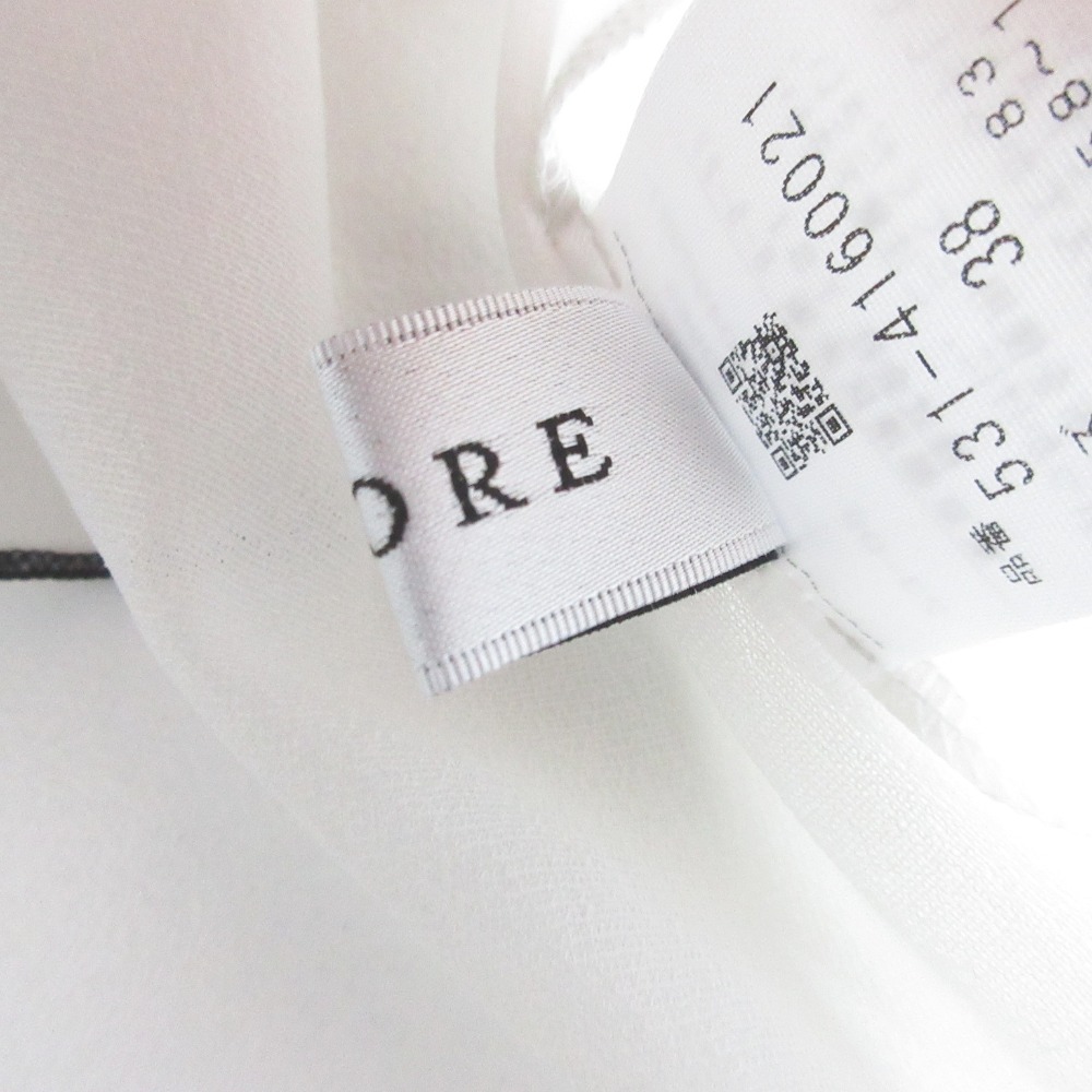 美品 24SS ADORE アドーア シアージャージータートルカットソー 531-4160021 サイズ38 ライトグレー_画像6